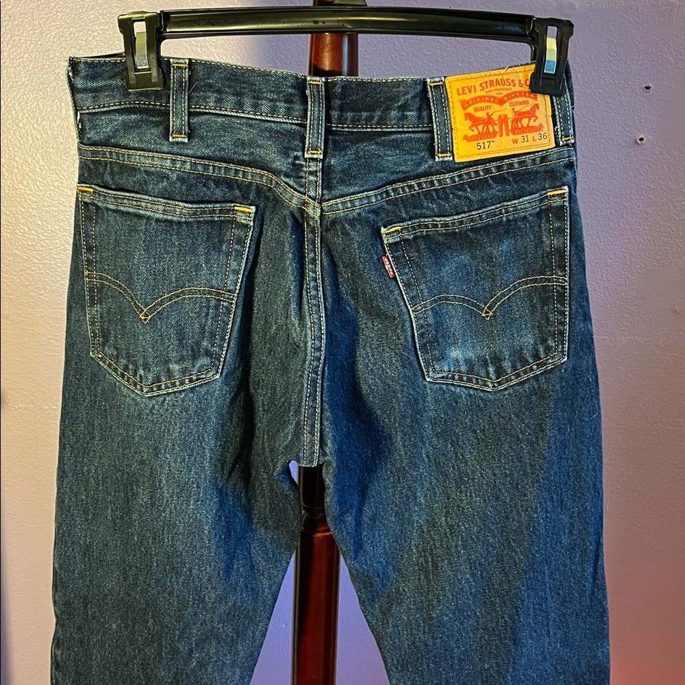 Levi's Dark Blue Straight-Leg Jeans